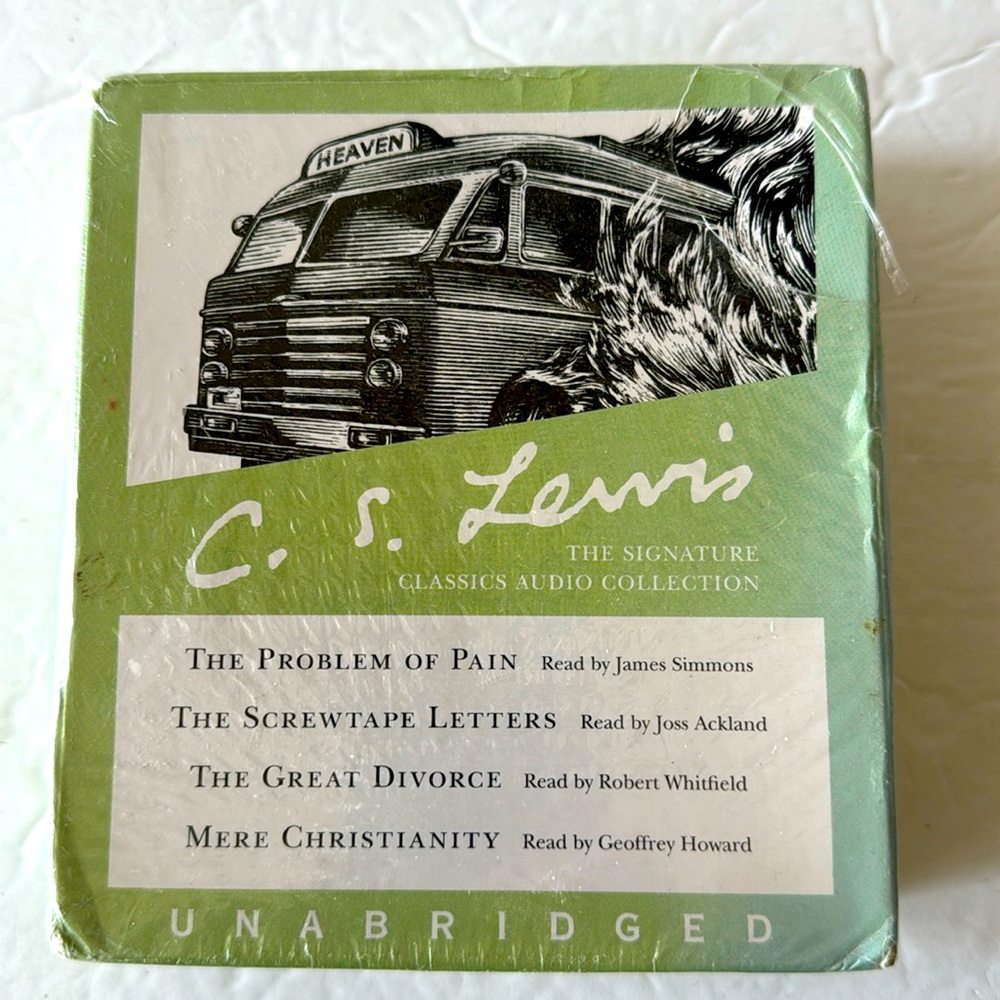 C S Lewis Signature Classics Audio Collection 4 books collection Sealed